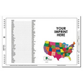 United States Map Stock Book Cover